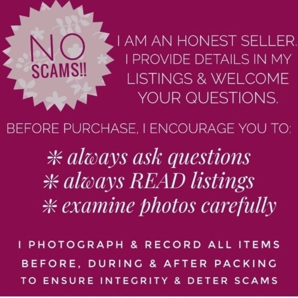 No Scams Assurance Poster